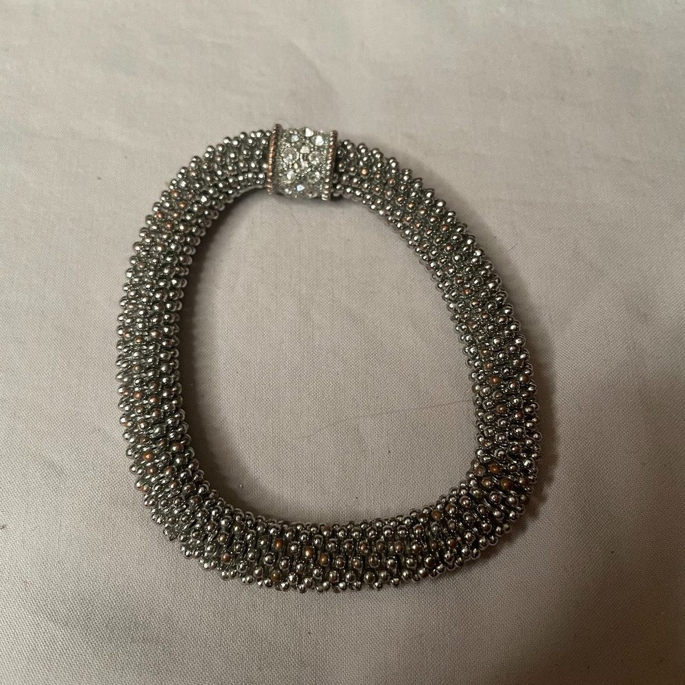 Chico’s Silver Beaded Braclet